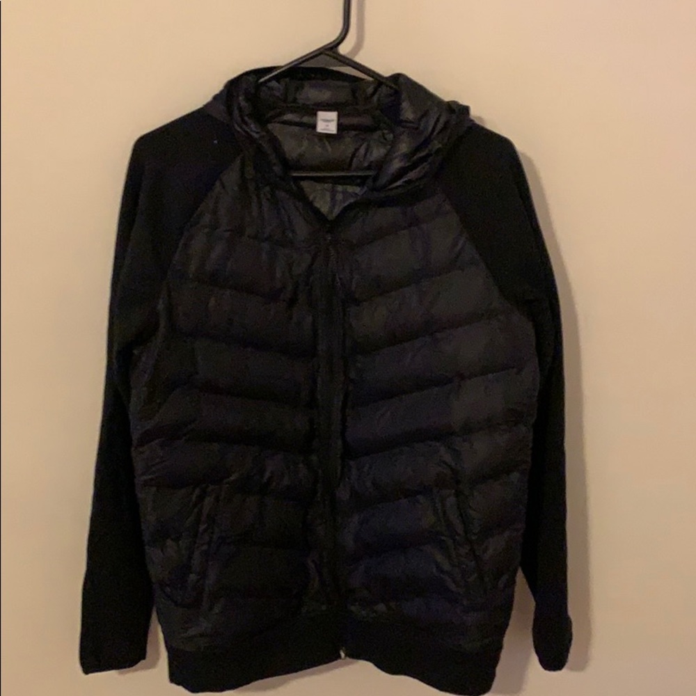 Old Navy active wear black puffer jacket